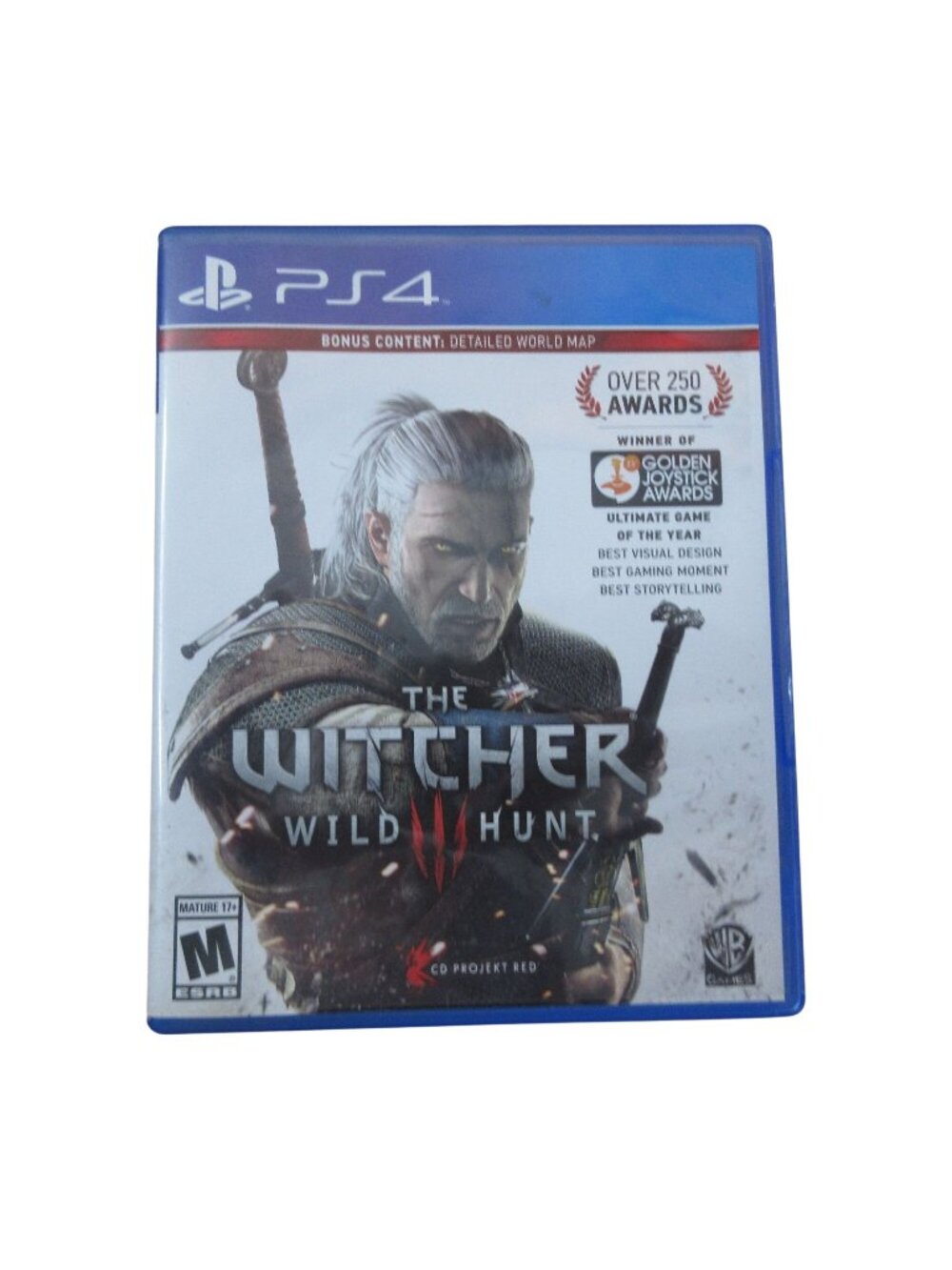 The Witcher 3 Wild Hunt PS4 (PlayStation 4, 2015) complete with map